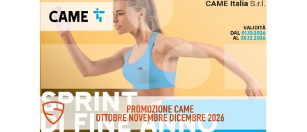 Promozione Came - Ottobre Novembre Dicembre 2026